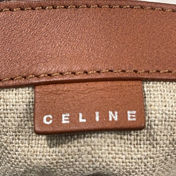 Celine Hemp Floral Leather Tote (133122) - Picture 8 of 8